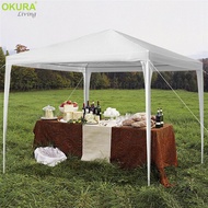 OKURA 10'x10' Gazebo Canopy Cover Tent Waterproof Sunshade Awning Outdoor Garden Patio Party BBQ Beach