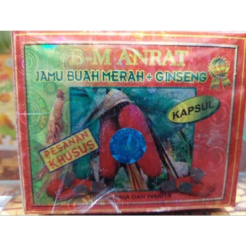 Kapsul BM ANRAT Original-Asam Urat Rheumatik-Nyeri Tulang -Sakit Pinggang /BM ANRAT Original 100%