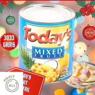 TODAYS FRUIT COCKTAIL 3033G X 1