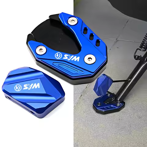 Motorcycle CNC Side Stand Enlarge & Support Kickstand Column Auxiliary For SYM MMBCU DRG150 DRGBT 15