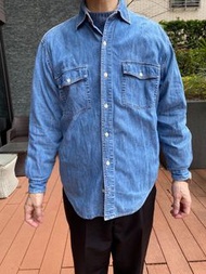 Banana Republic 牛仔長袖襯衫,二手  Men Denim Shirt, Used