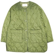 Ray BEAMS絎縫顏色夾克 63-18-0121-111 均碼 橄欖綠外套 [二手] [Ray BEAMS]