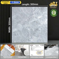 30PCS💥Marble Vinyl Floor Tiles 30X30CM 60X60CM Self Adhesive Waterproof PVC Sticker Lantai Pelekat