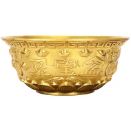 Cornucopia Bowl Chinoiserie Decor Money Wealth Ornament Copper Bowl Brass Office,