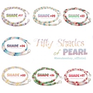 Fifty SHADES OF PEARL Mask Necklace / Mask Chain / Mask Strap / Mask Strap
