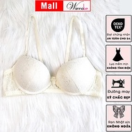 Áo ngực mút dày Wannabe AN32B áo chíp cài trước, phối ren hoa cách điệu