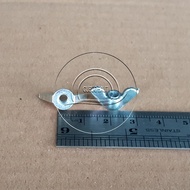 Wing NUT M4 YELLOW EAR NUT M4 BUTTERFLY NUT CAST NUT 7 FOR BOLT 7 HOLE DIAMETER 4MM