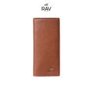 RAV DESIGN Men's RFID Long Wallet / Genuine Leather / Brown / RVW807G3
