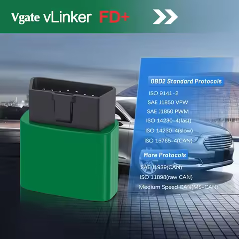 Original Vgate vLinker FD+ BT4.0/ FD BT3.0 V2.2 for Ford Forscan OBD2 Scanner Car Diagnostic Tools A