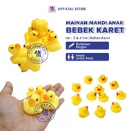 Mainan Edukasi Anak Bebek Karet Rubber Duck Dipencet Bunyi