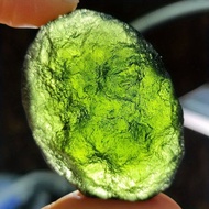 6g green Moldavite Czech Meteorite Impact Glass Natural Rough Stone Crystal Energy Stone 1pcs