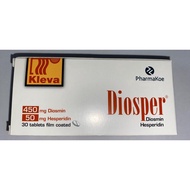 Diosper 450mg/50mg 30s *Effective for hemorrhoids* Daflon*Eucerin*Philex*