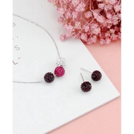 January Birthstone Graduation Set in 925 Sterling Silver with Swarovski Crystal