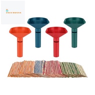 Coin Sorter with Coin Wrappers Coin Counter Tubes Plastic for All Coins