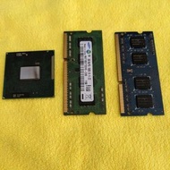 ddr3 2g*2  cpu Intel Pentium B960筆電用 非i3 i5 i7 i9 amd