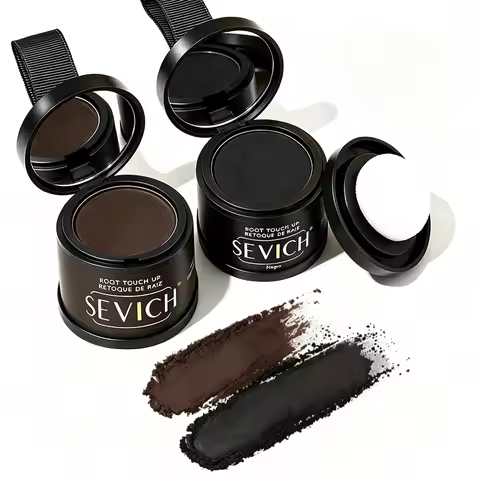Hairline Shadow Powder Filling Thinning Contouring & Hairline Powder Instantly Covers Grays Hair Lin
