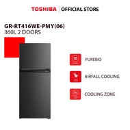 Toshiba GR-RT416WE-PMY(06) 360L 2 Doors Inverter Refrigerator / Freezer / Fridge / Peti Sejuk