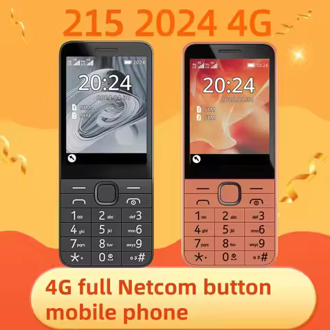 Nokia 215 2024 4G non-smart button elderly machine student candy bar 2.8-inch feature phone with lon