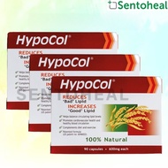 HypoCol 600mg Capsules - Red Yeast Rice Cholesterol Triglyceride Blood Lipid Cardiovascular Heart