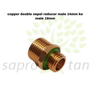 konektor nepel reducer male 18 mm ke 14 mm pompa dc sprayer elektrik