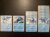 Pokemon 日版 繁中版 PTCG 即入卡套 Piplup 波加曼 Prinplup 波皇子 Empoleon 帝王拿波