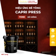 Rose Red tone concrete effect paint | - Rating 2-3m2| DE'GON EFFECT