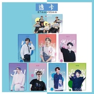 BTS gradient Pattern Transparent Card Small Card Fan Support Card BTS RM Collectible Card
