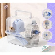 (The Bool's) TH-F24A Portable 2-Tier Hamster Cage F24A Transparent Hamster House Complete Favorite