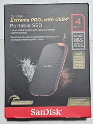 SanDisk Extreme PRO with USB4 Portable SSD 4TB 便攜式固態硬碟 (SDSSDE82-4T00-G25)