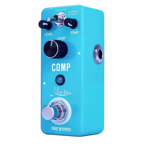Rowin Guitar Bass Pedal Compressor Effect Comp Classic Studio Grade Compressors Keep Original Signal