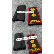 MERAH PDH RANK IMIPAS LES RED 3D, 4A KUTUT, 4B, 4C & 4D