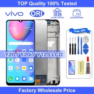 Original LCD With Frame For VIVO Y20/Y20i/Y20S/Y12S/Y12A/Y15A/Y15S LCD Display Touch Screen Digitize