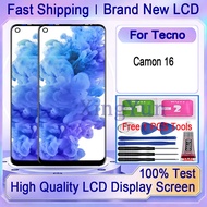 Original For Tecno Camon 16 CE7 CE7j LCD Display Touch Screen Replacement