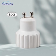 [vsrhkq] 2 Pieces Gu10 to Gu10 Adapter Lightweight Gu10 Ceramic Socket Converter