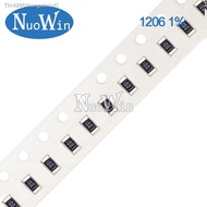 ▨ 200pcs 1206 1 SMD resistor 0R 10M 0.1 1 10 100 150 220 470 ohm 1K 2.2K 10K 100K 220K 470K 10R 100R