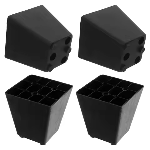4Pcs Plastic Sofa Legs 7.5cm Replacement Furniture Feet for Couch Bed Cabinet Heavy Duty Stable Floo