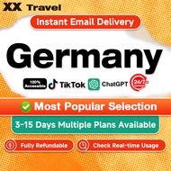 eSIM Germany 3-15Days 10-50GB + Unlimited Travel eSIM Germany 5G High Speed Data