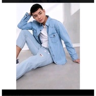hot sell out Slim Men Denim Jeans Jacket Men Clothes Cowboy Male Jacket Jaket Denim Lelaki Men Jeans