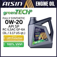 Aisin Engine Oil Fully Synthetic API: SP (RC ILSAC GF-6A) - 0W20 (3L)