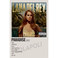 Paradise Album Cover Poster - Lana Del REY