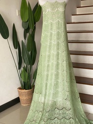 Kain lace Soft untuk jahit baju kebaya ato dress dan Border baju