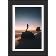 Golden State Art, 13x19 Picture Frame - Displays 11x17 Photo with Mat or 13x19 Without Mat, Wide Mou