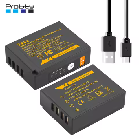 NP-W126S Battery 1680mAh USB-C Camera Battery for Fujifilm X100 IV X-S10 X-T100 X-T50 X100V X-T10 X-