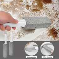 SHOUH Pumice Cleaning Brush, Long Handle Fine Abrasive Toilet Cleaning Brush,  Hanging Hole Multifun