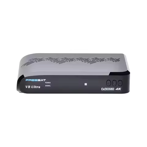 2025 New Freesat V8 Ultra Satellite Receiver DVB-S2X/T2/ISDBT/ATS-C 4GB RAM Built-in 4K Support BISS