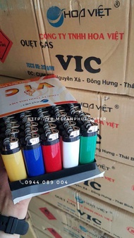 Hộp Quẹt Đá VIC Hoa Việt - Hàng Chính Hãng - Hộp 50 Cái