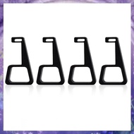 [r3jylk02.vn] 4Pcs Game Console Horizontal Holder Bracket Cooling Feet   Game Console  Easy Install 