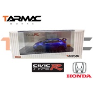 Tarmac Works HONDA CIVIC TYPE R FK2R White Blue Black 1/64 Diecast Car [7cm x 2.5cm x 2cm] Hotwheels