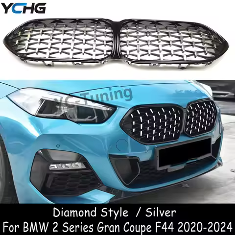F44 Diamond Style Grille For BMW 2 Series Gran Coupe F44 M235i 216i 218i 220i 228i 216d 218d Front B