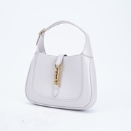 98 New GUCCI GUCCI Jackie 1961 Series White Cowhide Mini Handbag Handbag